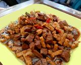 Foto langkah ke 5 dari resep Sate Goreng + Tempe.