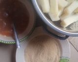 A picture of step 4 of Fried Yam fingers.