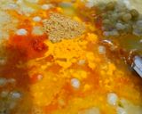 A picture of step 1 of Ragda Pettis raw banana patties.