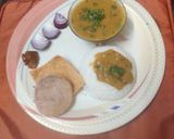 कुळीथ पिठलं आणि भात (Kulith Pithale Recipe In Marathi) रेसिपी स्टेप 5 फोटो 
