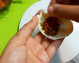 A picture of step 8 of DEVIL MOMOS | SPICY VEGETABLE MOMO IN Chilli GARLIC SAUCE.