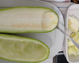 Foto del paso 1 de la receta: Calabacín del huerto relleno de carne