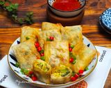 Foto langkah ke 7 dari resep Martabak Telur Mini dan Sambal Bangkok Asam Manis.