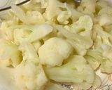Hình bước làm 1 của món Nui gà nấu nấm, rau củ