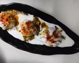 A picture of step 5 of Dahi vada.