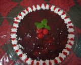Foto del paso 12 de la receta: Cheesecake de cereza para Navidad