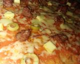 صورة لخطوة 1 من وصفة بيتزا مرقاز 🍕🍕🍕