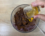 A picture of step 2 of Clean Purple Sweet Potato Brownies with Rich Cocoa, Low Sugar, 93kcal/piece, Weight Loss Dessert.