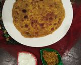 A picture of step 5 of Baisan ki roti lahsan ki chutni.
