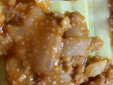 Lasaña con carne de soya