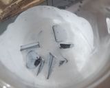 Pas rețetă Prăjitură cu foi din nuca, crema caramel și glazură de ciocolată 11 fotografie