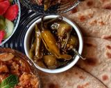 A picture of step 8 of Chatkhareydaar Mirchi Achar.