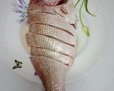 Gambar langkah 1 resipi Ikan Merah Masak Lemak Cili Padi+Mangga Muda.