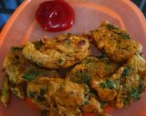 पालक के पकोड़े (Palak ke pakode recipe in Hindi) रेसिपी चरण 6 फोटो