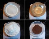 Φωτογραφία βήματος 1 της συνταγής Muffins διπλής σοκολάτας για...τριπλή απόλαυση!