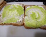 A picture of step 1 of Leftover kele ki sabzi sandwich.