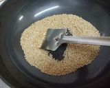 A picture of step 1 of Choco Mint Til Laddu.