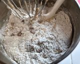 A picture of step 3 of Banana Mocha Chocolate Chip Cake.