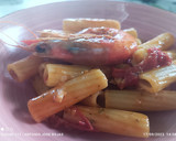 Foto del paso 7 de la receta: Pasta elicoidal en salsa de pomodoro y gambas