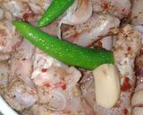 A picture of step 1 of Steam Chicken.