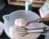 Foto del paso 2 de la receta: Tortitas de leche de coco y té matcha