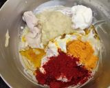 A picture of step 2 of Chicken Roll.