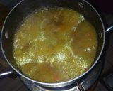 A picture of step 1 of Macaroni n potato jollof with Nescafe.