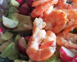 Une image de l'étape 2 de Salade de crevettes à la noix de coco.