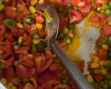 A picture of step 2 of Kulith Sambhar biryani.