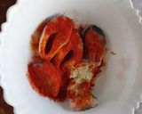A picture of step 3 of Tava fry fish in mustard oil.