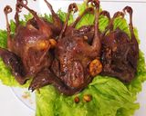 Hình bước làm 6 của món Chim cút rô-ti