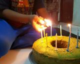 Foto langkah ke 7 dari resep Bolu pandan santan.
