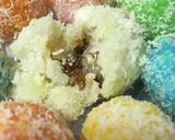 A picture of step 9 of Instant Coconut Laddoo without condensed milk.
