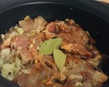 A picture of step 1 of Pork Loin Marinated in White Wine with Potatoes, Carrots, and Green Peppers!.