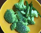 A picture of step 1 of Mustard and Broccoli Fish Curry.