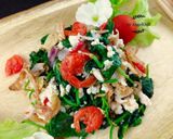 รูปขั้นตอนการทำที่ 5 ของ ยำตำลึงอกไก่สับ