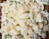 A picture of step 1 of Aloo Gobi fry.