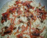 A picture of step 9 of Kabuli pulao.