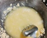 A picture of step 4 of Semolina Halwa.