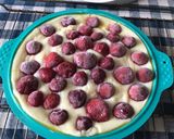 Une image de l'étape 1 de Flan aux fraises.