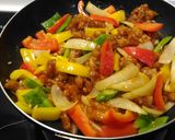 A picture of step 8 of Sweet and Sour Pork.