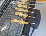 A picture of step 5 of Beef Satay.