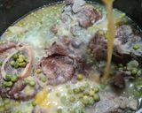 Une image de l'étape 4 de Petit pois au veau / tajine djelbana.