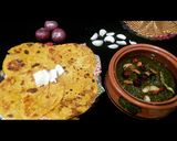 A picture of step 4 of Sarson ka saag.