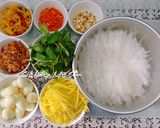 Hình bước làm 1 của món Bánh tráng trộn