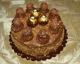 Φωτογραφία βήματος 4 της συνταγής Ferrero triple cookie cake-easy way