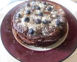 A picture of step 7 of Cranberry Blueberry Waffles with Chocolate Sauce.