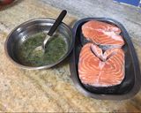 Foto del paso 1 de la receta: Rodajas de salmón rosado en essen acompañadas con cebollas caramelizadas de Cristinarecetas 🐋!!