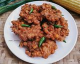 Foto langkah ke 4 dari resep Bakwan Jagung khas Manado.