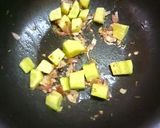 A picture of step 2 of Cucumber Spinach soup.